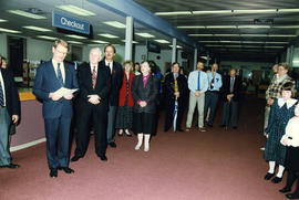 The re-dedication ceremony of Trinity's library in honour of Norma Marion Alloway.