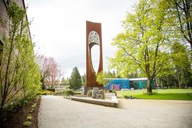 The Library Gardens and Bell Tower