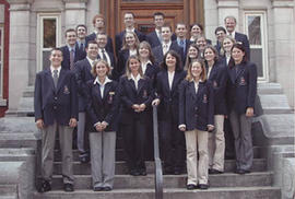 The first students enrolled in the Laurentian Leadership Centre program, Fall 2002