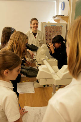 Students participating in Science in the Valley projects