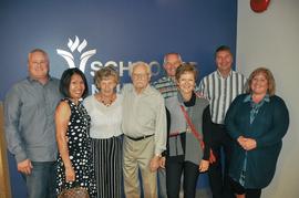 Pasiuk family touring the Nursing Simulation Laboratory