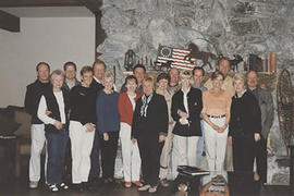 Administrators, staff, and Board members at the Scimitar Ridge Ranch