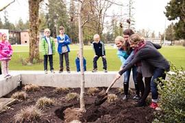 Pasiuk family tree-planting