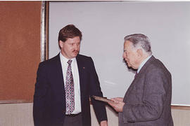 MAF director John Polenenko with Bob Thompson