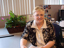 TWU staff member Rosemary Dobbs