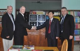 The opening of the Canada Reading Room at Ha Tinh University, Vietnam