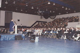 Neil Snider speaking during Fall Convocation