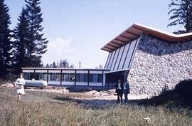 A view of the Calvin B. Hanson Chapel.