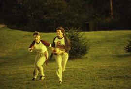 A game of flag football.