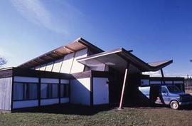 A view of the Calvin B. Hanson Chapel.