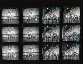 Contact sheet of a mixed basketball team