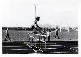 Hurdle practice at Minoru Park