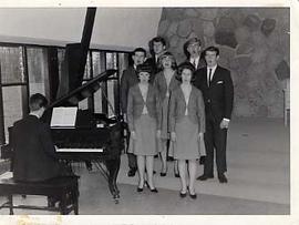 O.C.E. Team singing in the chapel