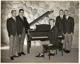 Members of the Trinity Junior Quartet posing together