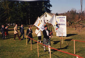 Ground-breaking ceremony for the new library