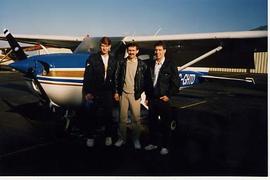 Aviation students and instructor in Califormia