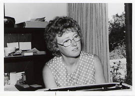 Staff member Rosemary Dobbs