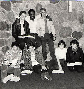 The Accountability Leaders Group posing in the chapel