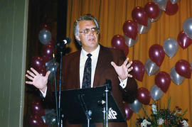 Guest speaker at a retirement party