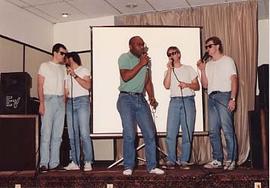 Men in Shades performing at the Wings Banquet