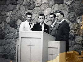 Men's Quartet in the chapel