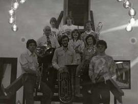 Brass Band posing together