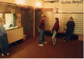 The foyer and mailroom in Douglas Hall