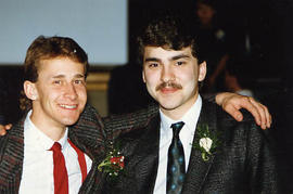 Warren Govinchuk and Warren Kokosha during Graduation Banquet