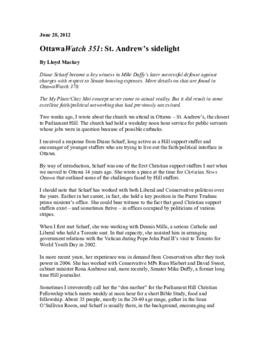 OttawaWatch 351: St. Andrew's sidelight.