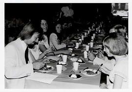 Students at a banquet