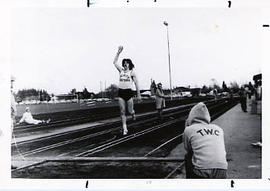 Triple jump practice session at Minoru Park