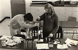 Students working in the Science Laboratory