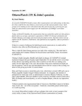 OttawaWatch 139: K-John's passion.