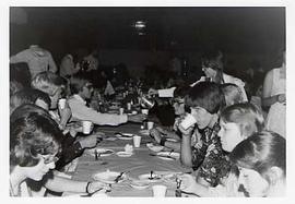 Students at a banquet