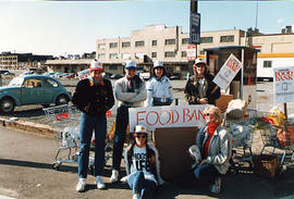 Students campaigning for the Food Bank