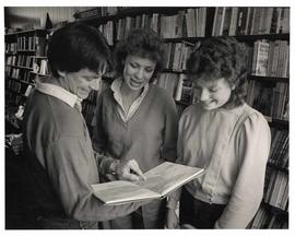 Students shopping in the Bookstore