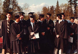 Graduating Aviation students