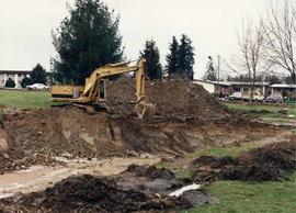 Site preparation for the Norma Marion Alloway Library