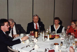 Administrator Bert McGee sitting with his wife