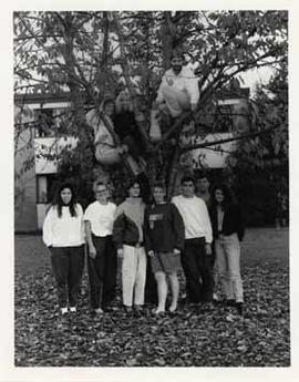 Christmas Banquet Committee in a tree