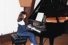 Alysha Gauthier with new Royal Bank piano