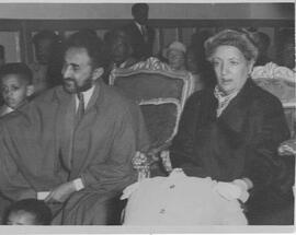 Emperor Haile Selassie and Empress Menen Asfaw of Ethiopia.