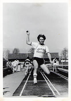 Long jump practice at Minoru Park