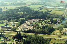 Aerial photograph of the TWU campus