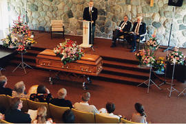 David Enarson's funeral service