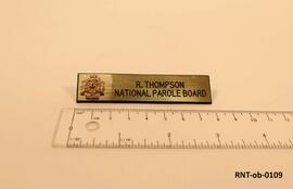 National Parole Board Name Badge