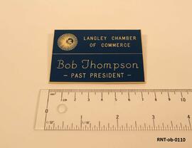 Langley Chamber of Commerce Name Badge