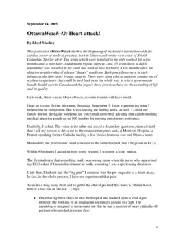 OttawaWatch 42: Heart attack!