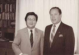 Dr. Seung Keun Rhee with Dr Neil Snider