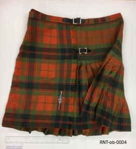 Kilt with Kilt Pin